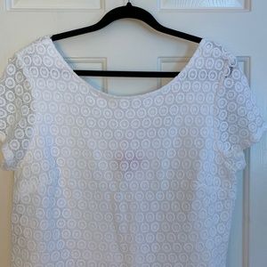 White Lilly Pulitzer Crop Top